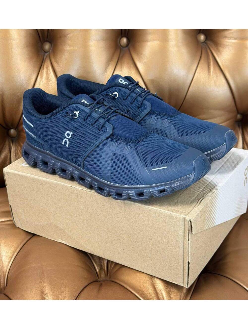 New On Brand Dark Blue Teal Black Shoes Cloud 6 OC Running Sneakers Size 11.5
